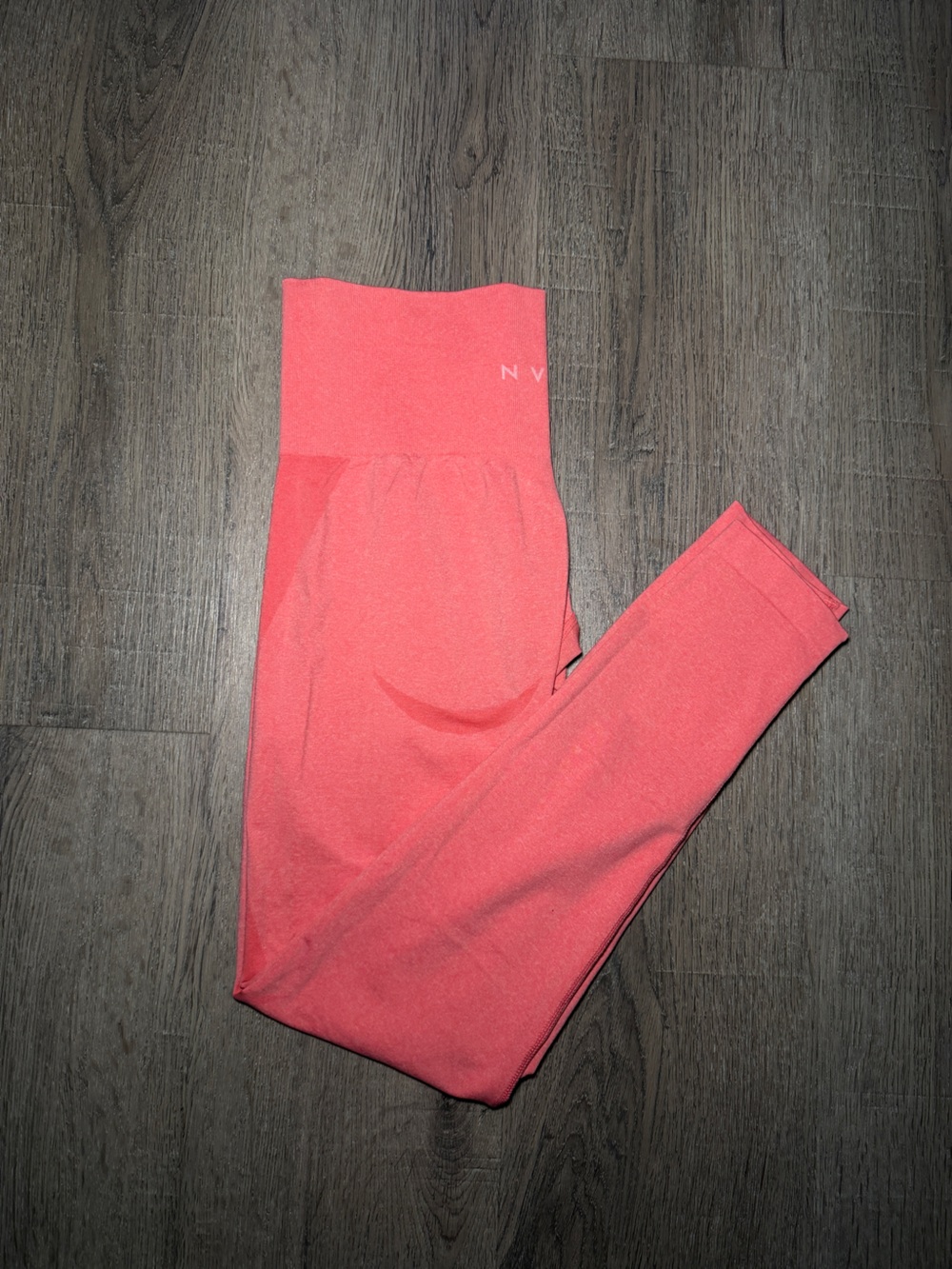NVGTN Coral Pink Seamless Contour Leggings Size S